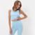 Топ спортивный женский MINAKU цвет голубой , р-р 44