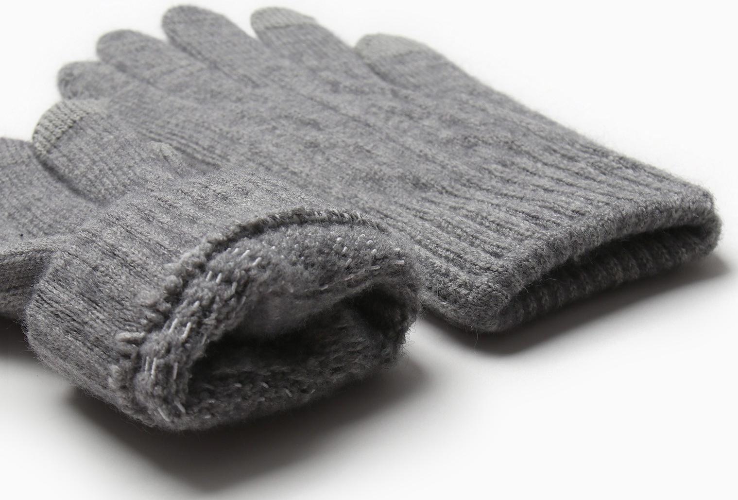 Перчатки мужские MINAKU 21 см серый