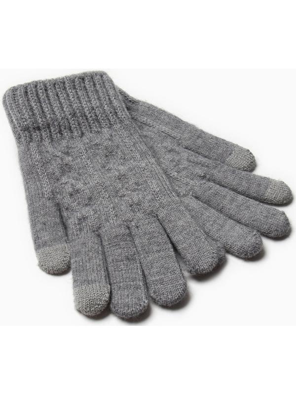 Перчатки мужские MINAKU 21 см серый