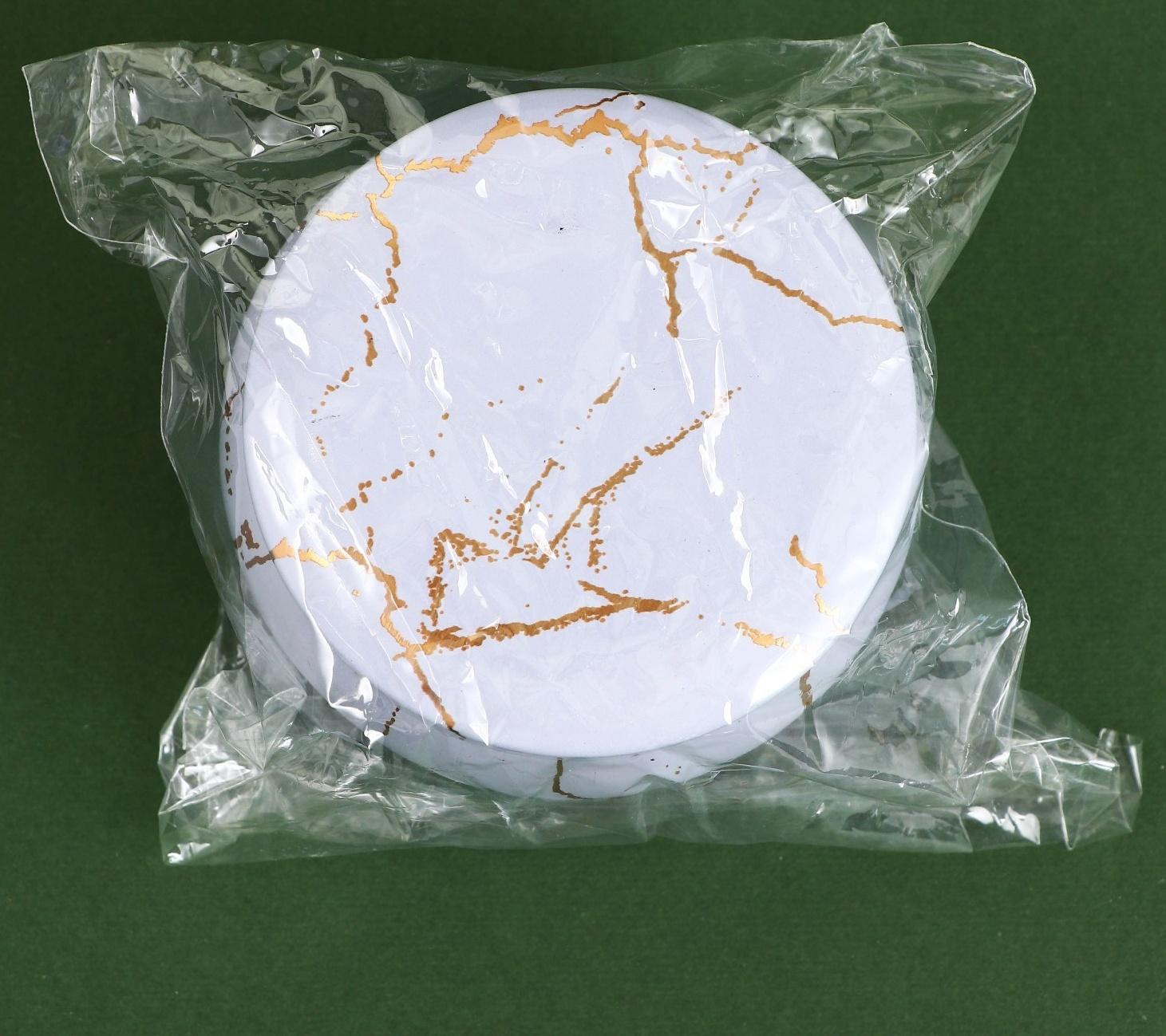 Новогодняя свеча в железной банке «Shine bright», аромат бабл гам, диам. 6 см