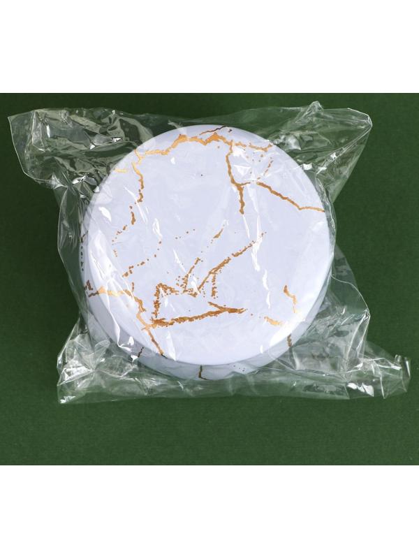 Новогодняя свеча в железной банке «Shine bright», аромат бабл гам, диам. 6 см