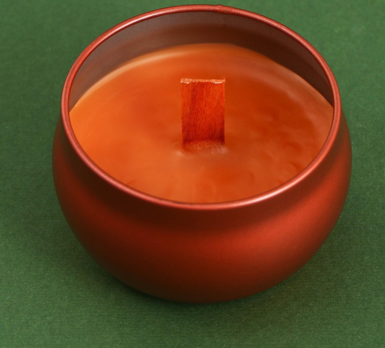 Свеча в железной банке из пчелиного воска «Арома рай», аромат кофе, диам. 6 см