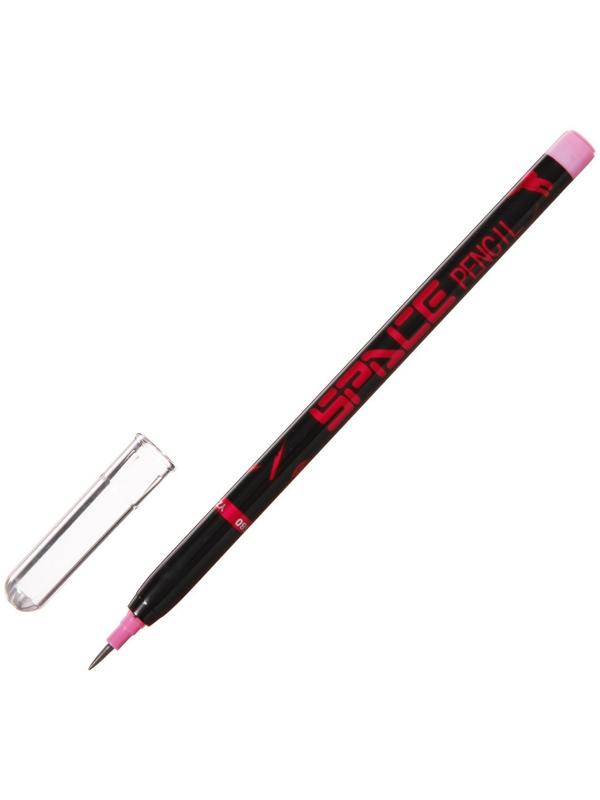 Набор карандашей секционных чернографитных, 4 штуки, Черный корпус