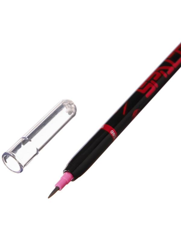 Набор карандашей секционных чернографитных, 4 штуки, Черный корпус