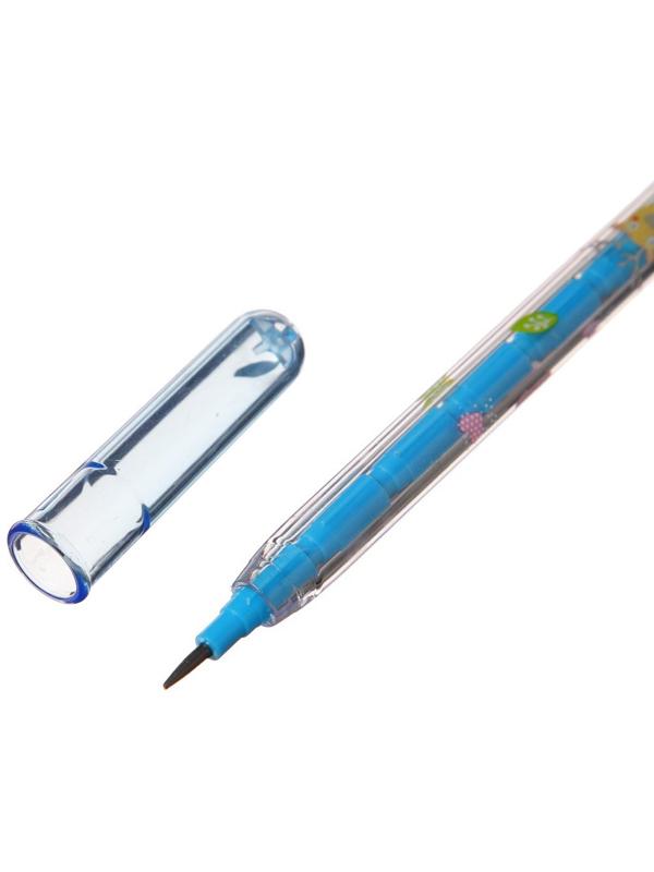 Набор карандашей секционных чернографитных, 4 штуки, Зверьки