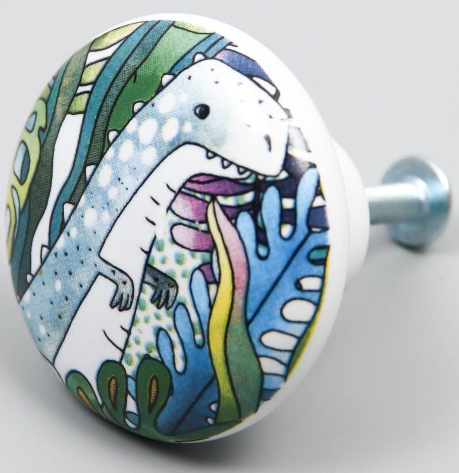 Ручка для шкатулки керамика, металл 