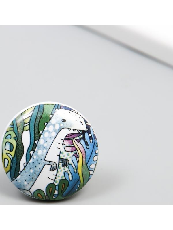 Ручка для шкатулки керамика, металл 