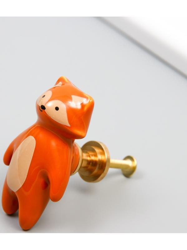 Ручка для шкатулки керамика, металл 