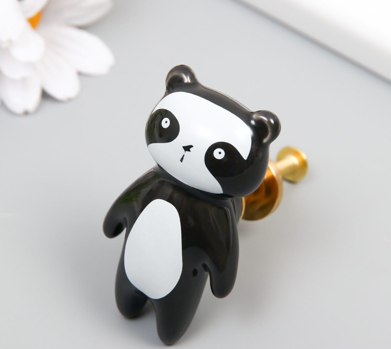 Ручка для шкатулки керамика, металл 