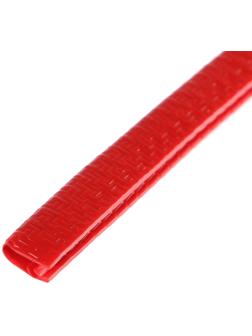 Защитная накладка на контур двери, металлический сердечник, 5 м, красный