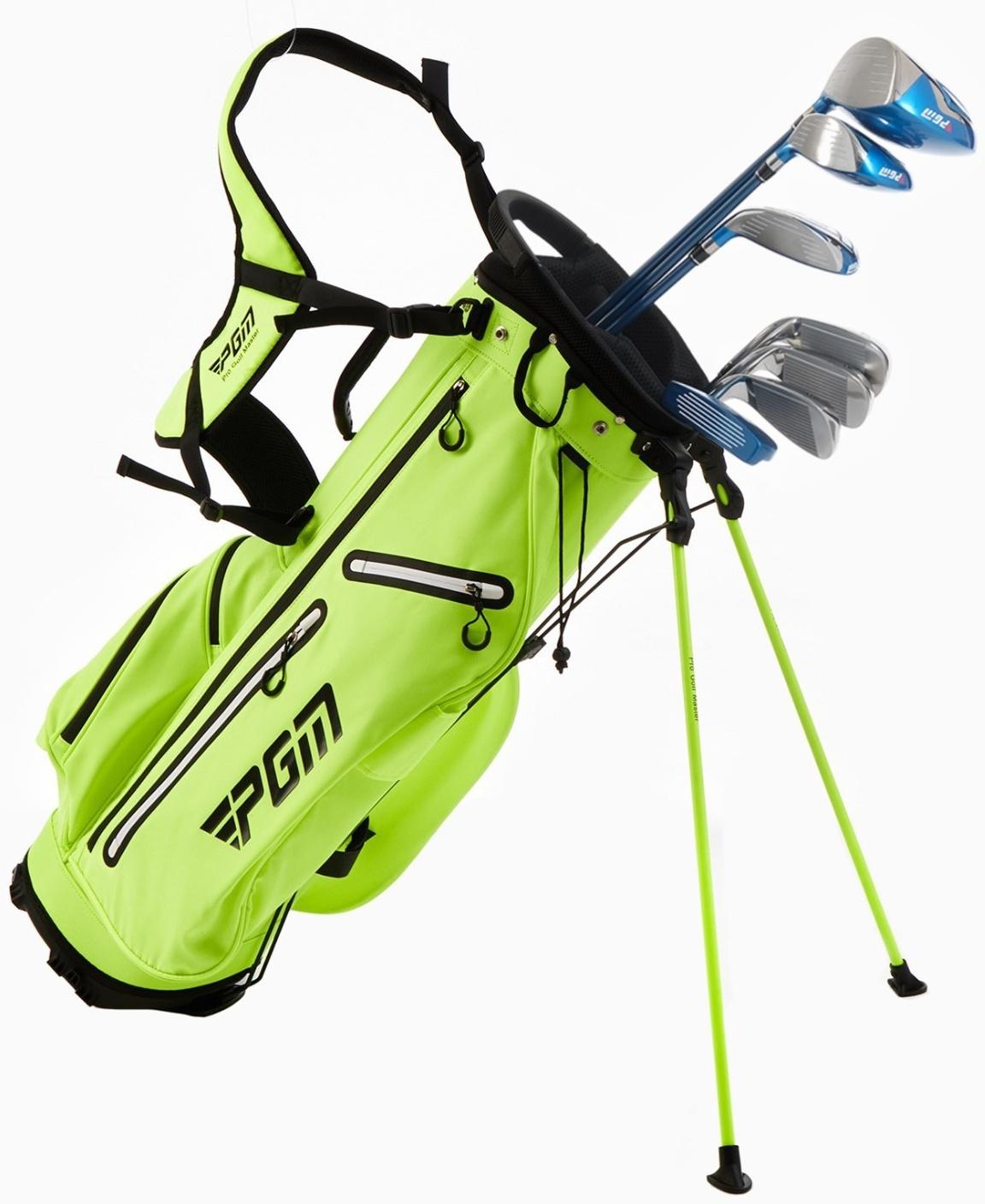 Сумка для гольфа PGM, для 13-14 клюшек, зеленая