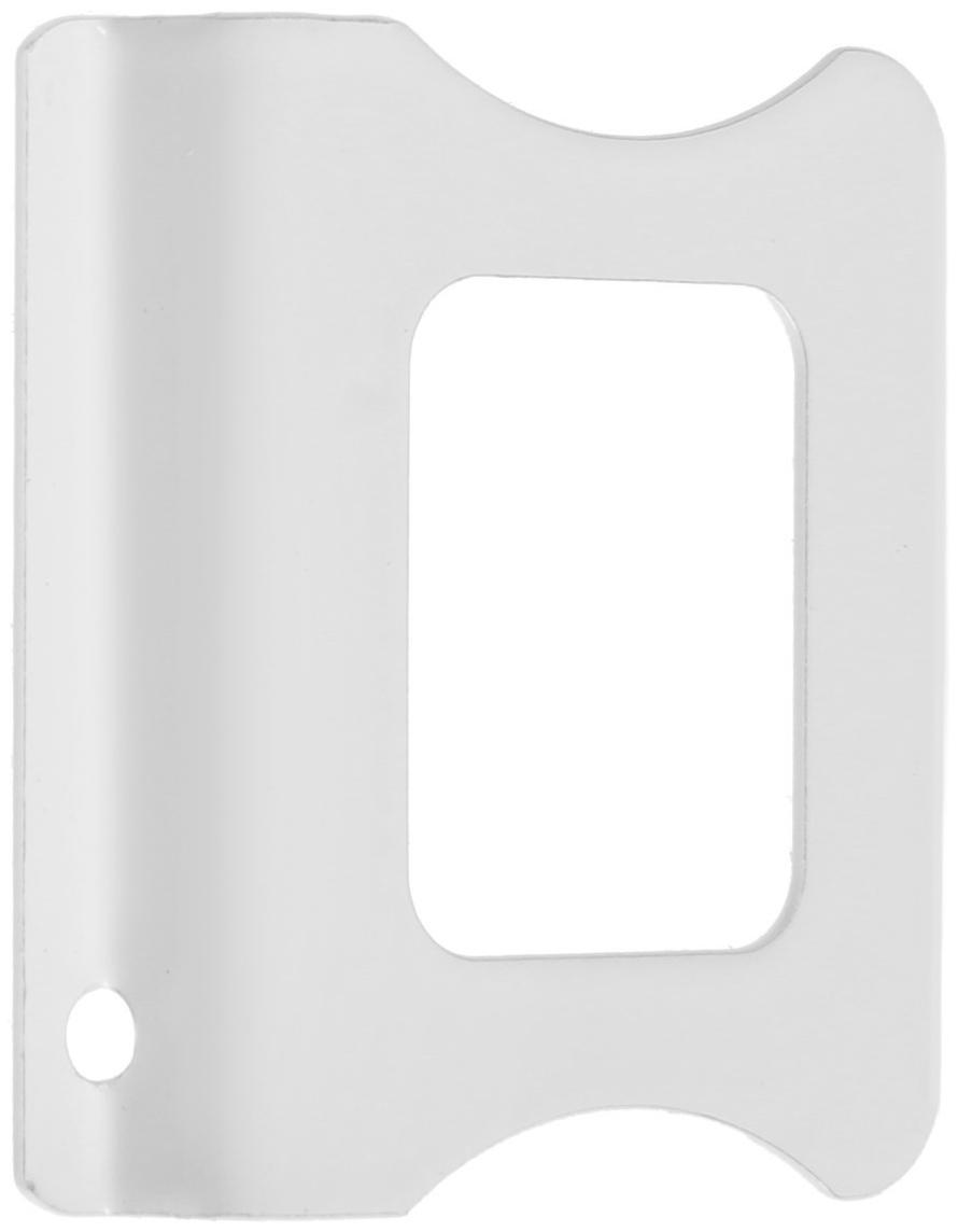 Ручка Металл белая большая, под шнур квадрат