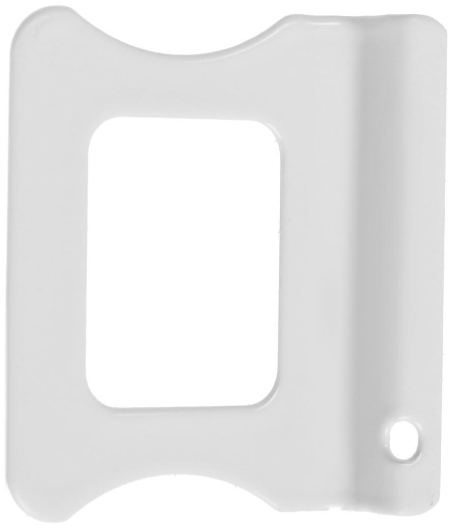 Ручка Металл белая большая, под шнур квадрат