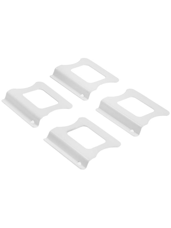 Ручка Металл белая большая, под шнур квадрат