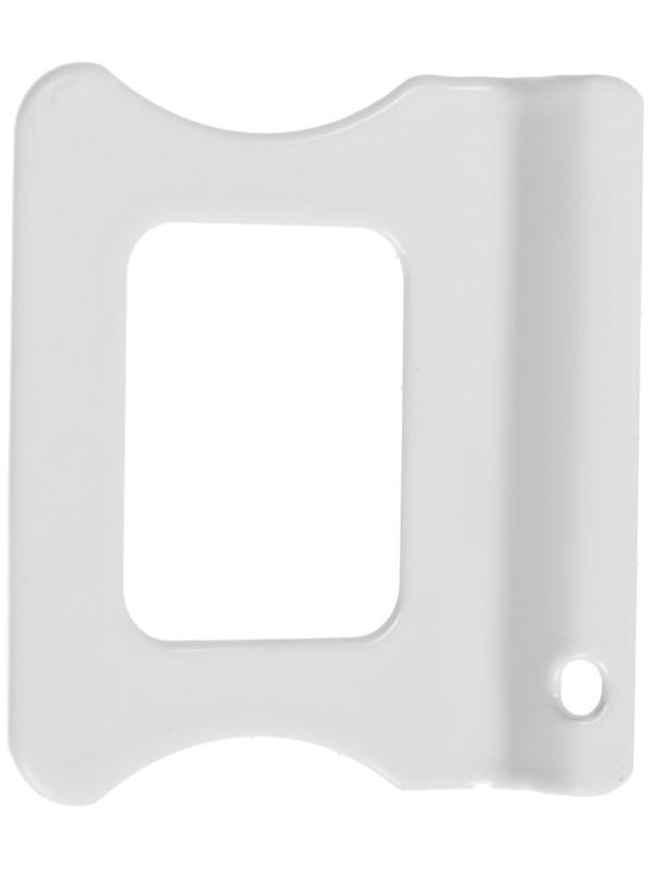 Ручка Металл белая большая, под шнур квадрат