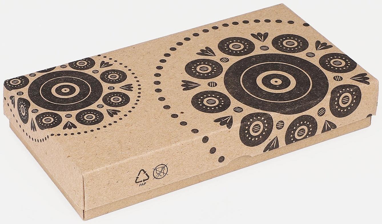 Кошелёк на кнопке, цвет красный