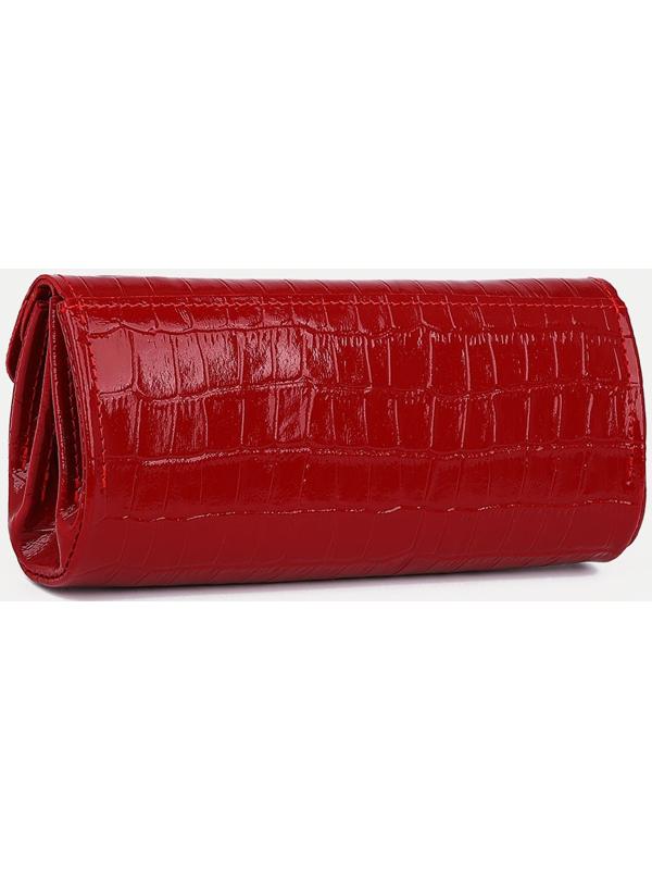 Кошелёк на кнопке, цвет красный