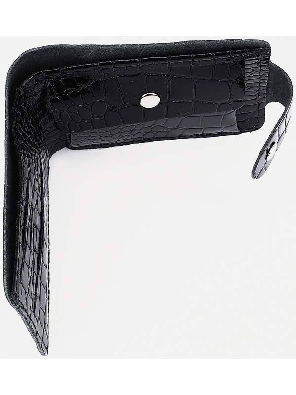 Кошелёк на кнопке, цвет чёрный