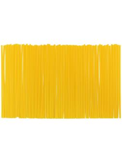 Декоративные накладки (трубки) на спицы мотоцикла, желтый, набор 72 шт