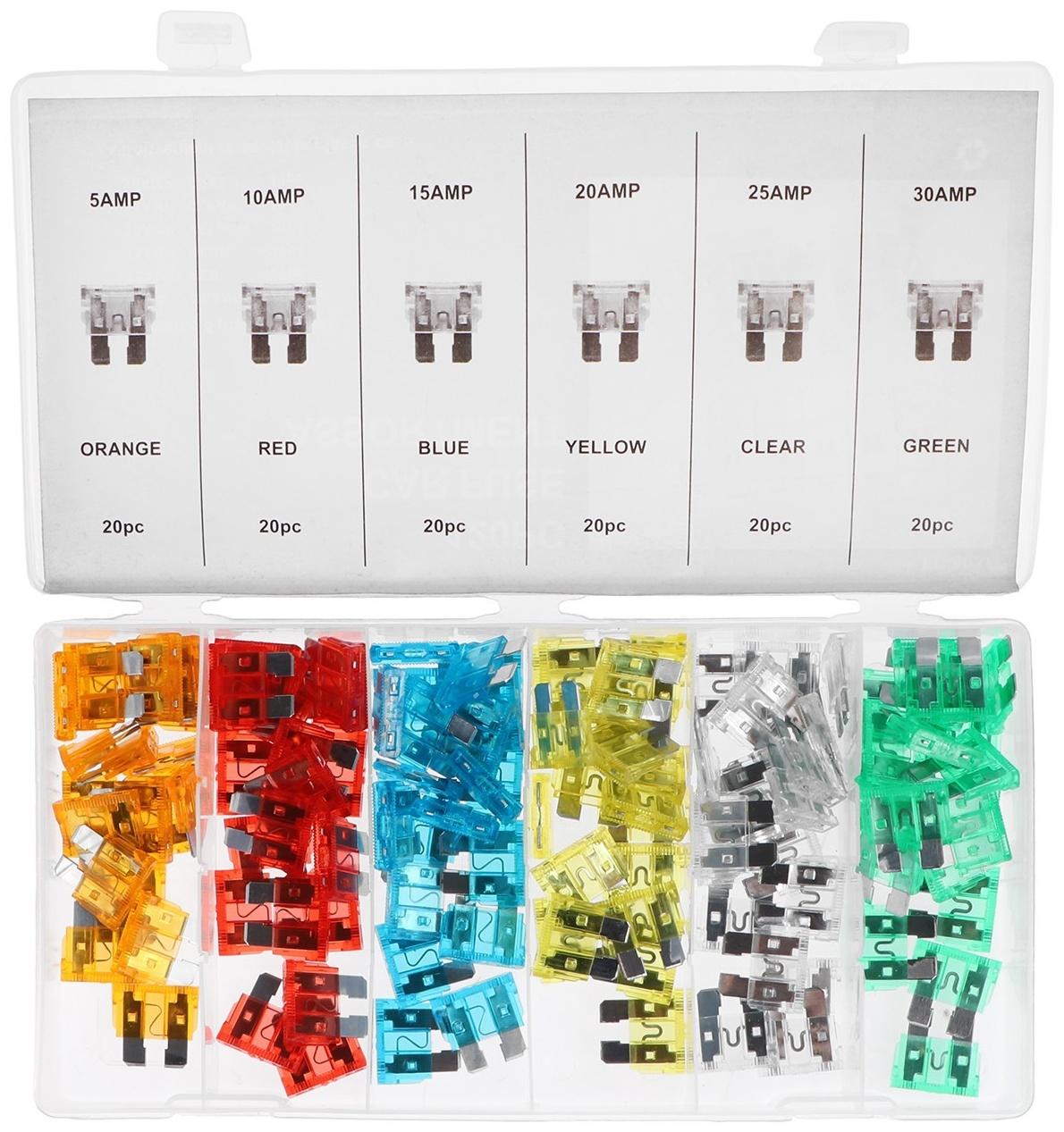 Предохранители TOPAUTO, 120 шт