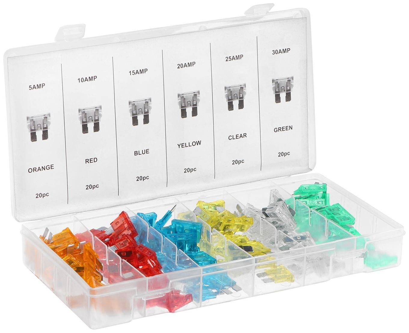 Предохранители TOPAUTO, 120 шт