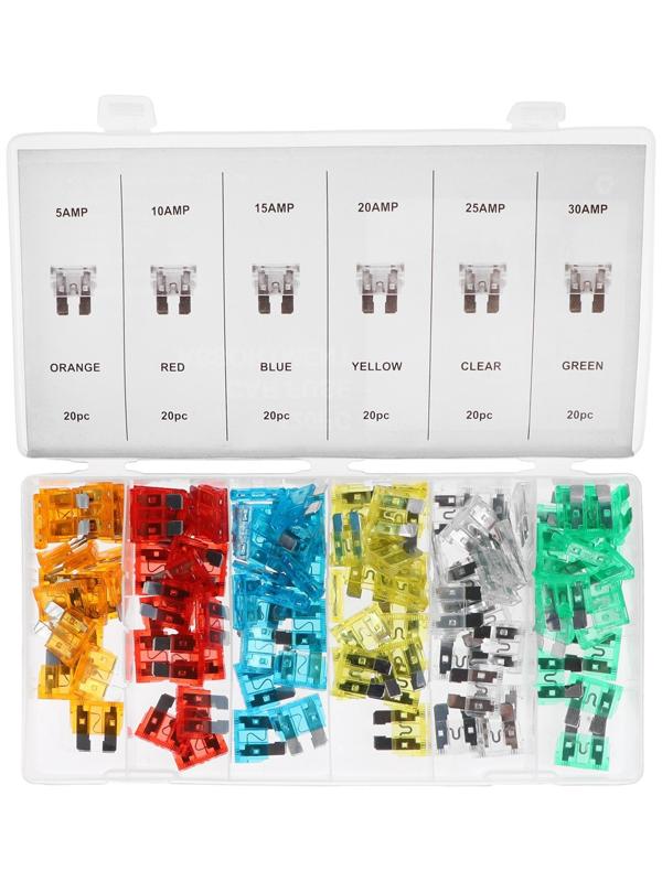 Предохранители TOPAUTO, 120 шт