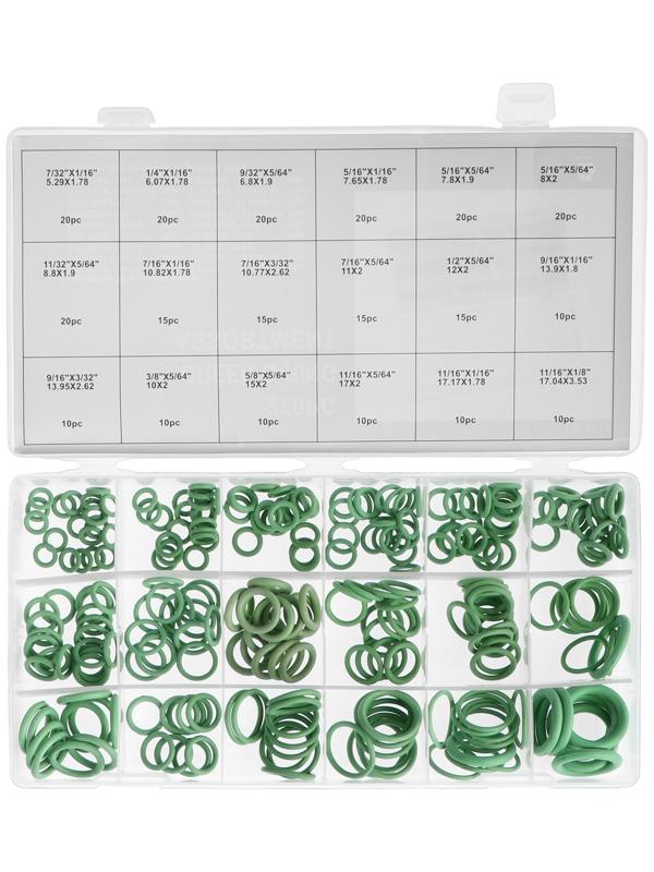 Набор уплотнительных колец TOPAUTO 5,29-17,17 мм, 270 шт, в кейсе