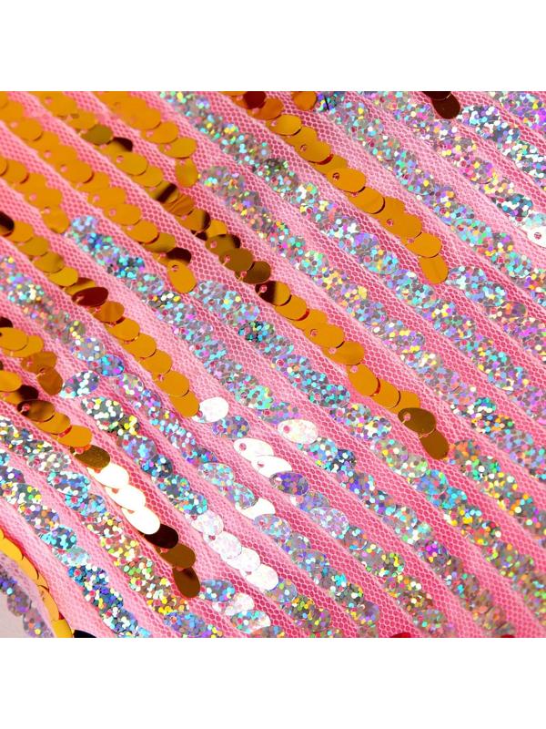 Карнавальный набор «Дракончик»: розовое платье, ободок
