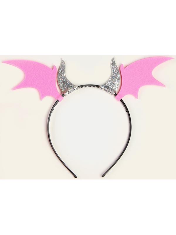 Карнавальный набор «Дракончик»: розовое платье, ободок