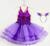 Карнавальный набор «Дракончик»: фиолетовое платье, ободок