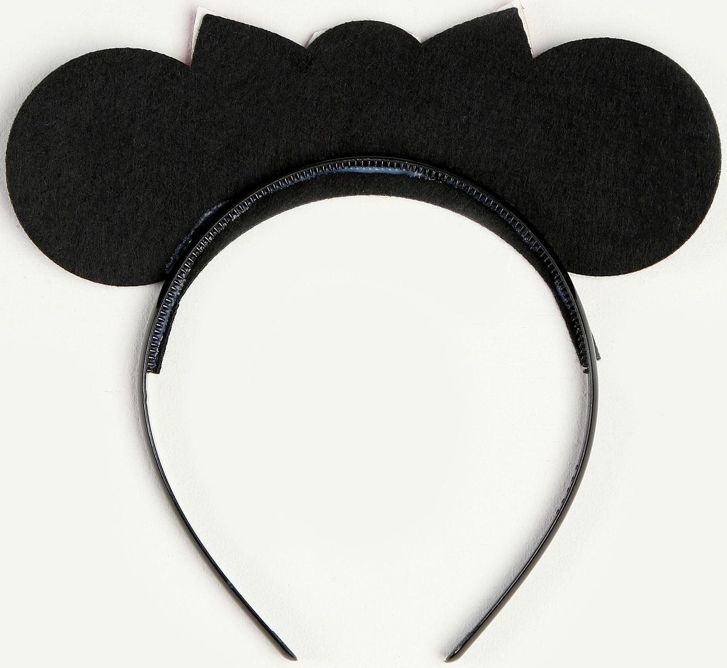 Карнавальный набор «Радужный скелетик», платье и ободок, р. S