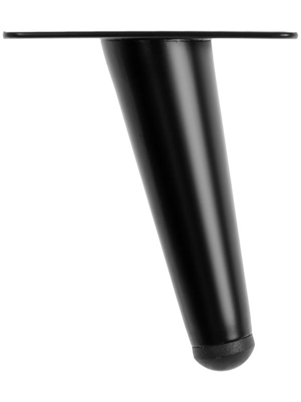 Опора мебельная CAPPIO OP07,h=100мм,толщ площ 1,8,  цвет матовый черный