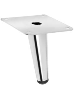 Опора мебельная CAPPIO OP07, h=100 мм ,толщ площ 1,8,  цвет хром