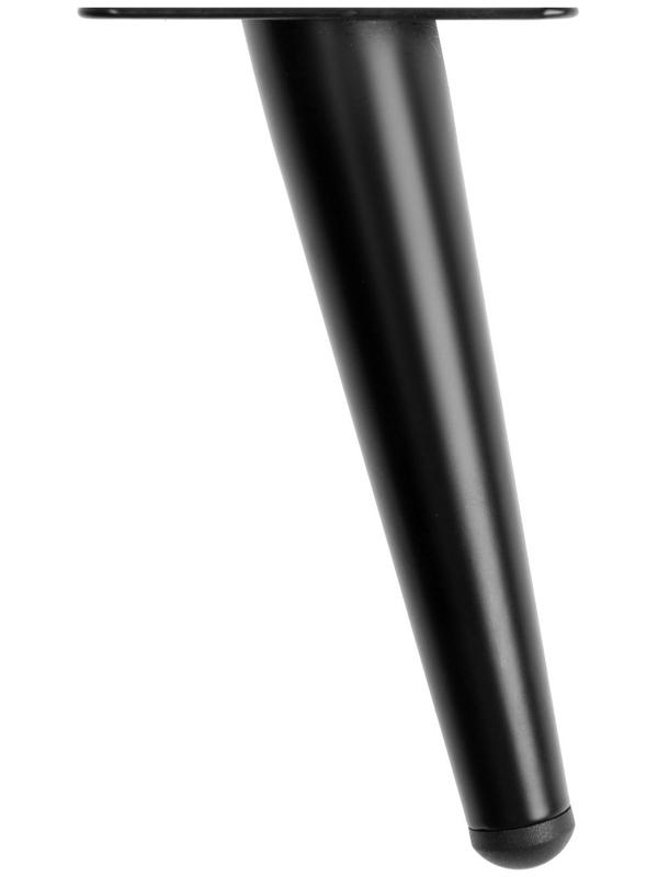 Опора мебельная CAPPIO OP07,h=150мм,толщ площ 1,8,  цвет матовый черный