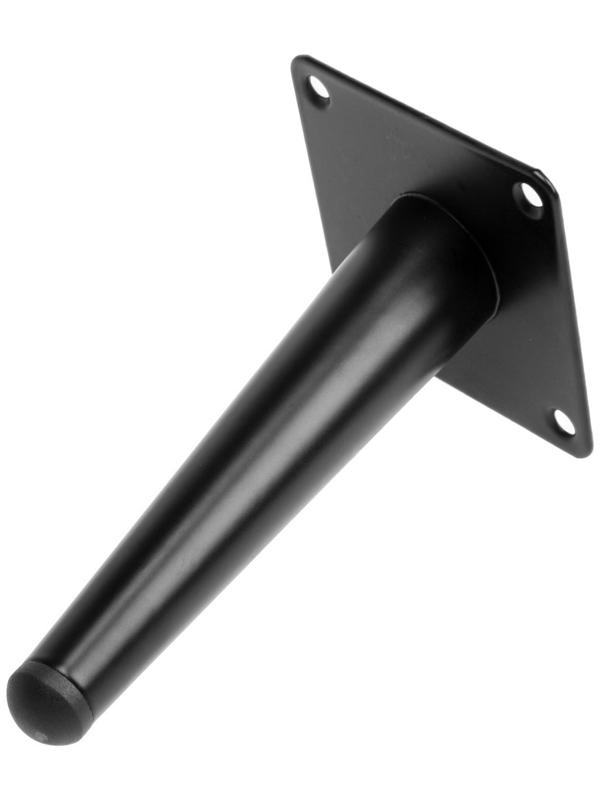 Опора мебельная CAPPIO OP07,h=150мм,толщ площ 1,8,  цвет матовый черный