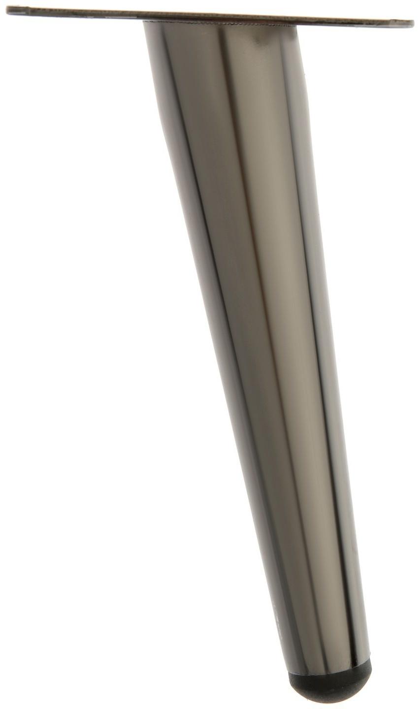 Опора мебельная CAPPIO OP07,h=150мм,толщ площ 1,8,  цвет глянцевый  черный