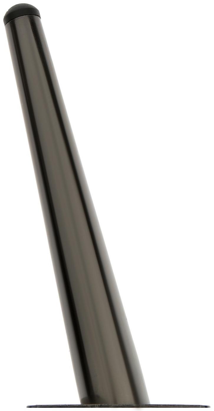 Опора мебельная CAPPIO OP07,h=200мм,толщ площ 1,8,  цвет глянцевый черный