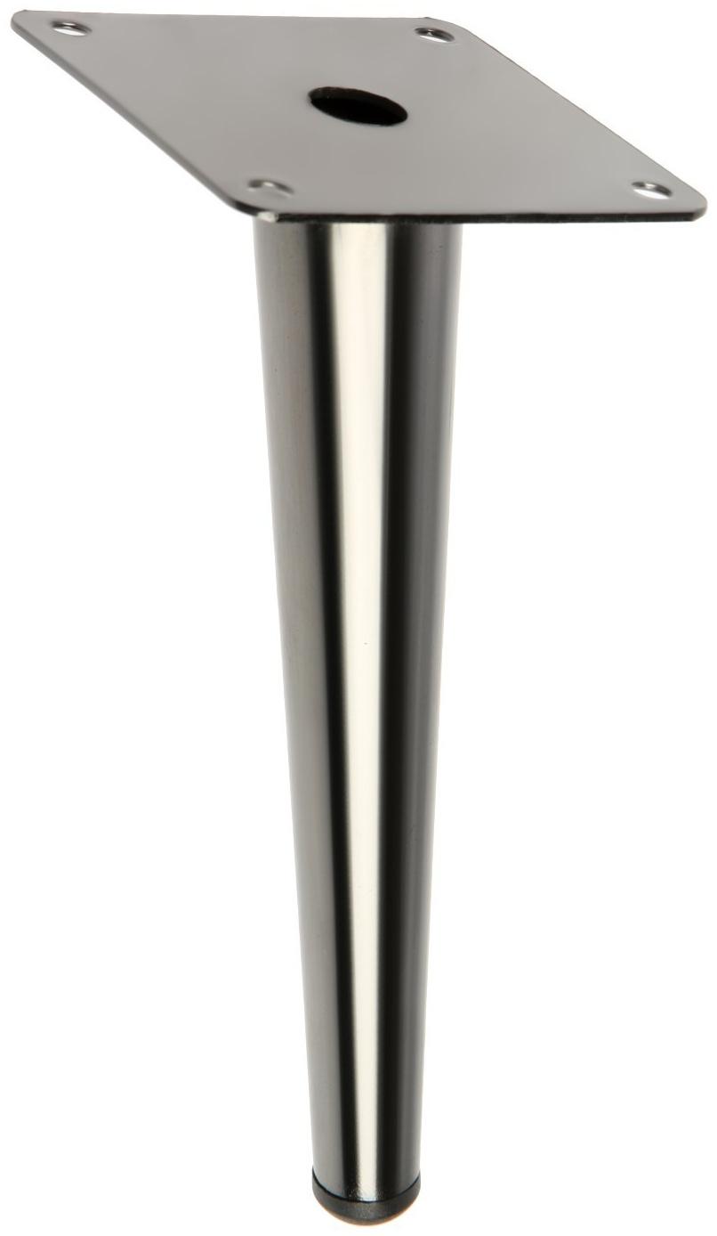 Опора мебельная CAPPIO OP07,h=200мм,толщ площ 1,8,  цвет глянцевый черный