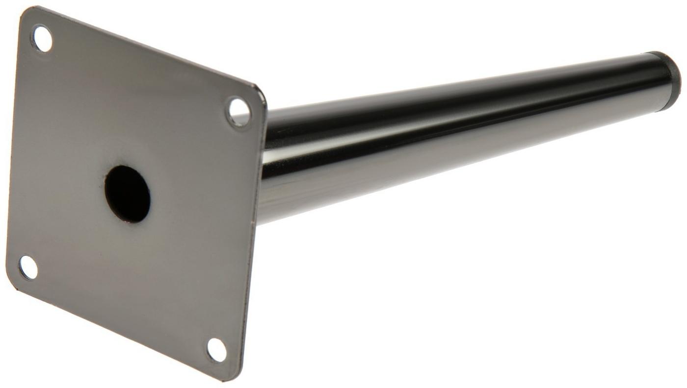 Опора мебельная CAPPIO OP07,h=200мм,толщ площ 1,8,  цвет глянцевый черный