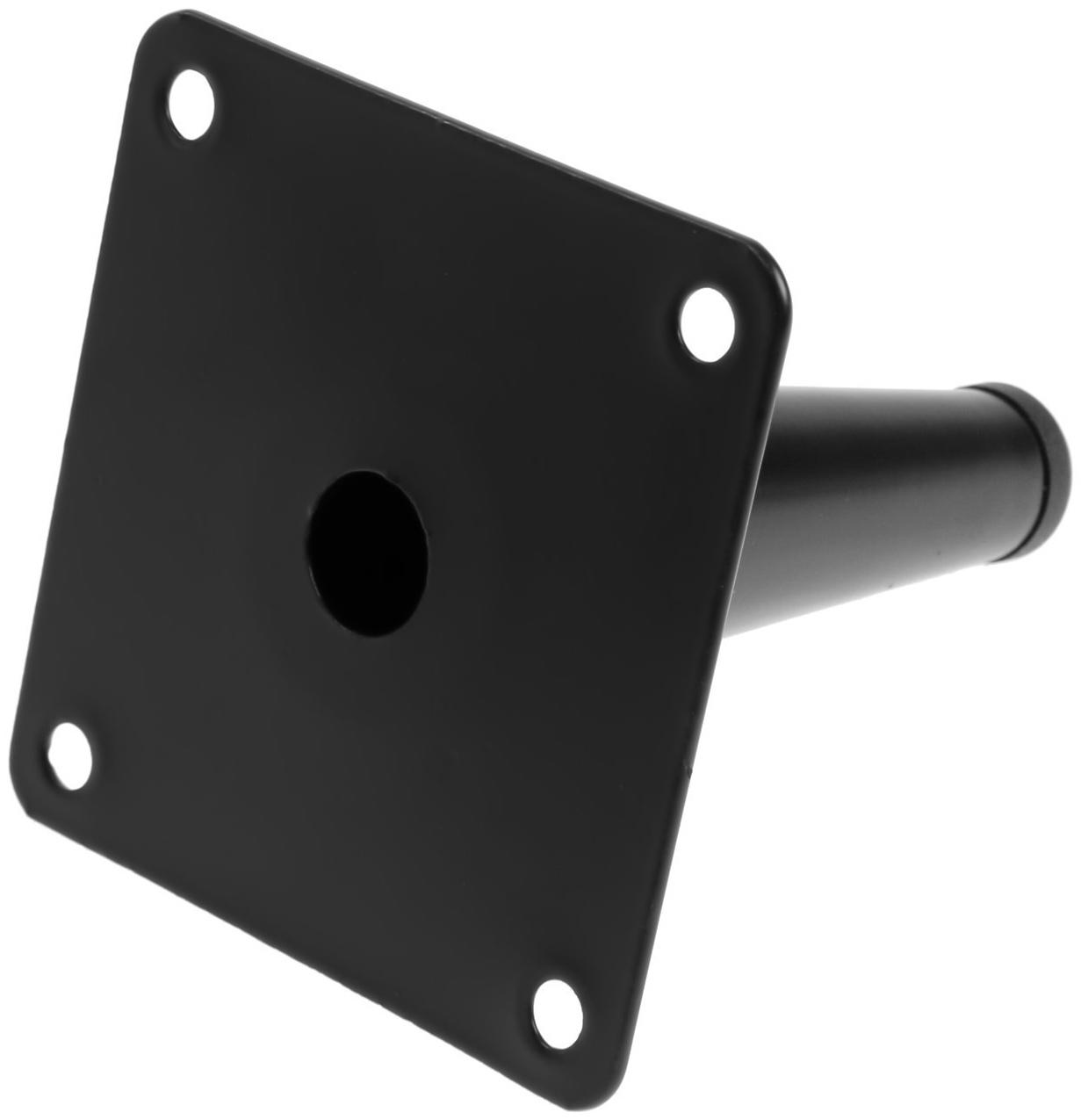 Опора мебельная CAPPIO OP08,h=100мм,толщ площ 1,8,  цвет матовый черный