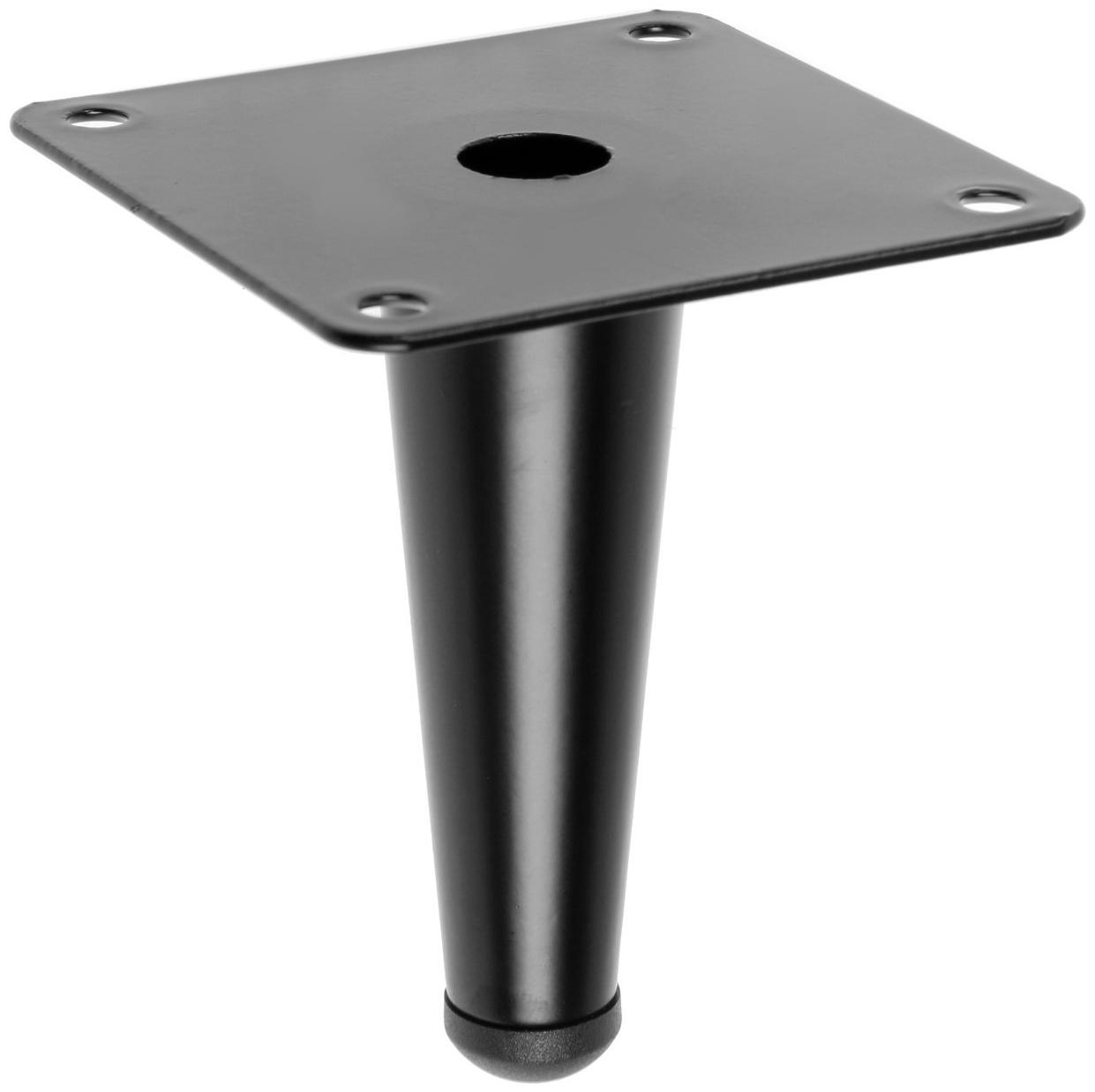 Опора мебельная CAPPIO OP08,h=100мм,толщ площ 1,8,  цвет матовый черный