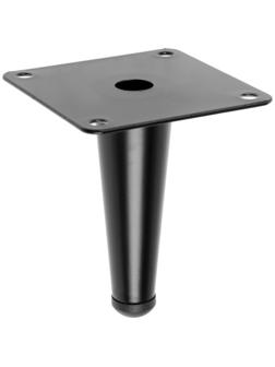 Опора мебельная CAPPIO OP08,h=100мм,толщ площ 1,8,  цвет матовый черный