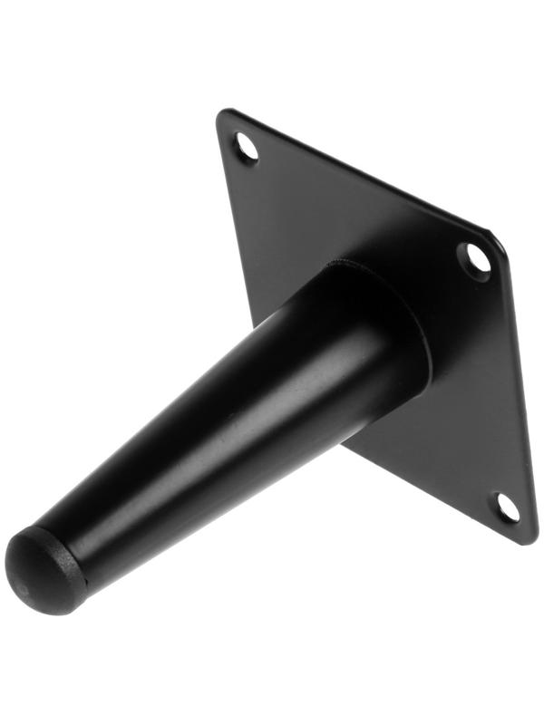 Опора мебельная CAPPIO OP08,h=100мм,толщ площ 1,8,  цвет матовый черный