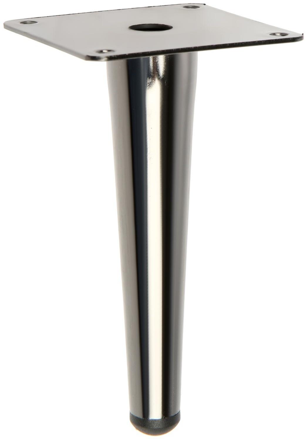 Опора мебельная CAPPIO OP08,h=150мм,толщ площ 1,8,  цвет глянцевый черный