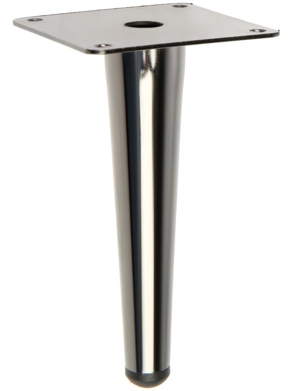 Опора мебельная CAPPIO OP08,h=150мм,толщ площ 1,8,  цвет глянцевый черный