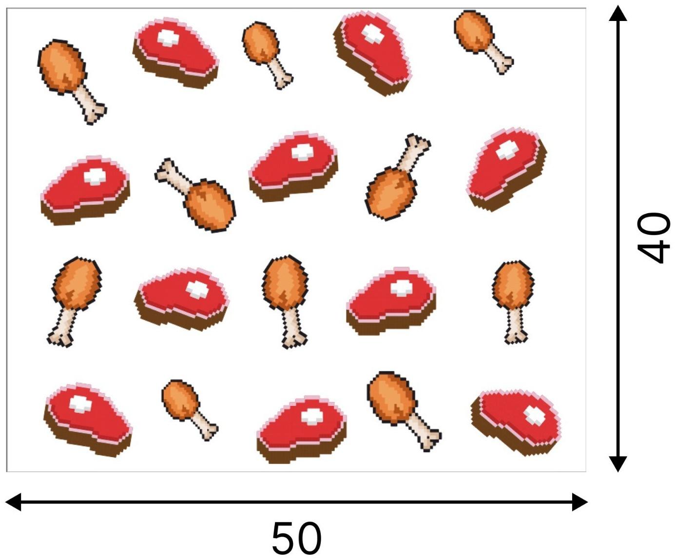Защитная самоклеящаяся пленка на месте кормления/туалета питомца 