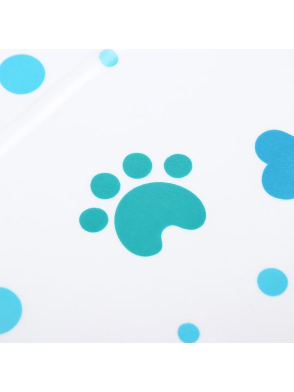 Защитная самоклеящаяся пленка на месте кормления/туалета питомца 