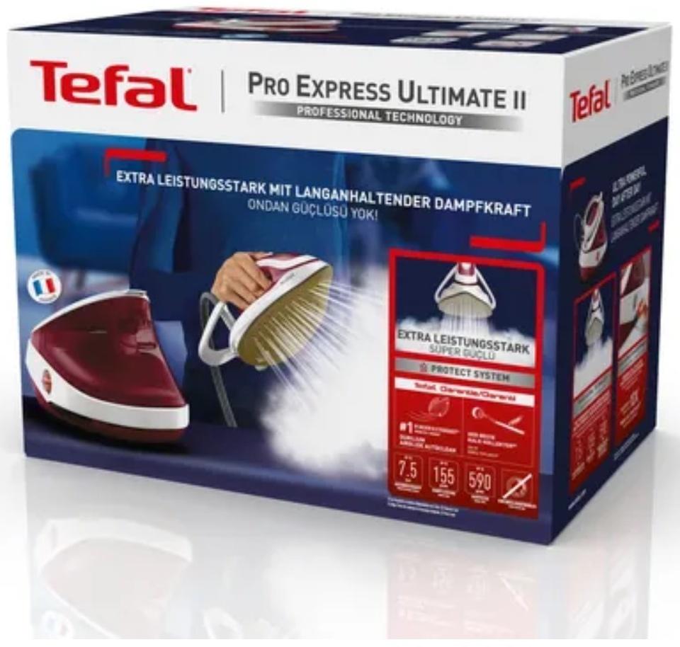 Парогенератор Tefal GV9711E0, 3000 Вт, 1.2 л, 7.5 бар, пар удар 590 г/мин, пар 155 г/мин