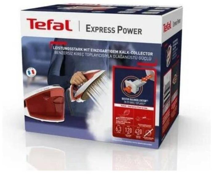 Парогенератор Tefal SV8110E0, 2400 Вт, 1.8 л, 6.3 бар, пар удар 420 г/мин, пар 120 г/мин