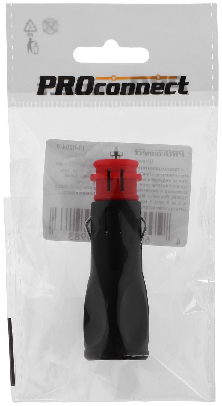 Штекер в прикуриватель PROconnect с предохранителем под винт